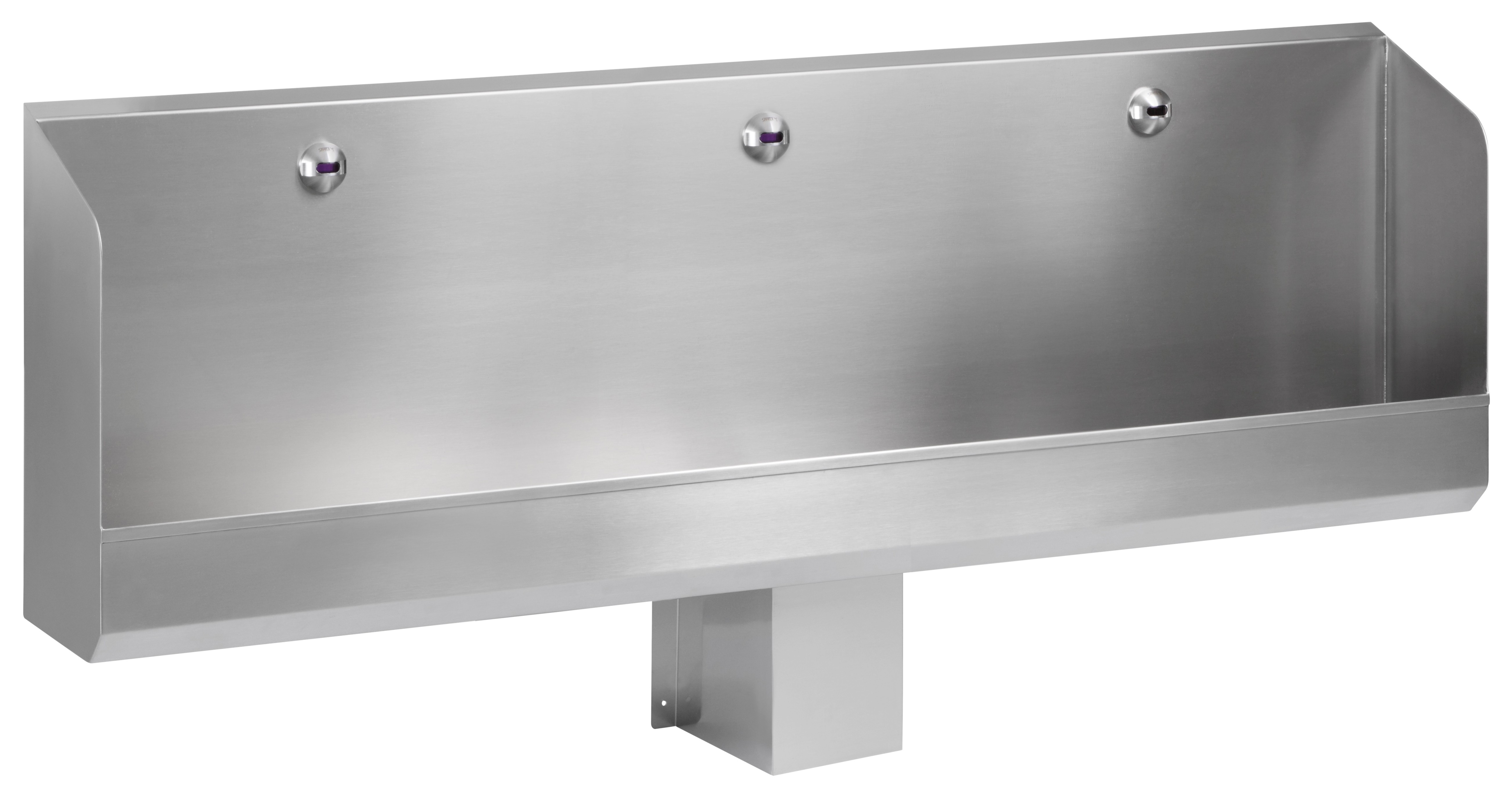 Stainless steel collective urinal