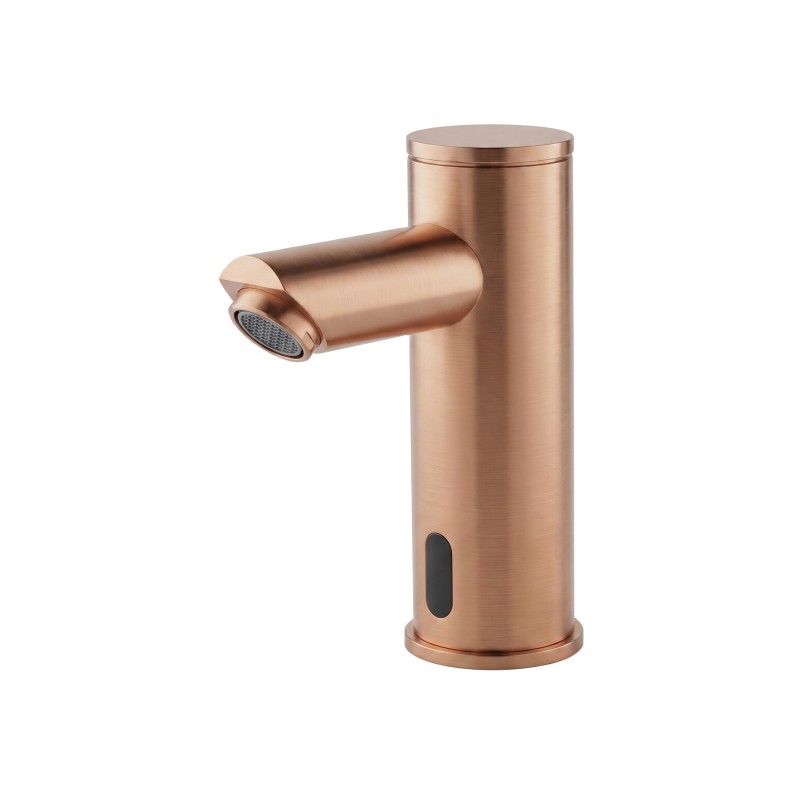 Robinet électronique de lavabo SMART compact et élégant finition PVD cuivre
