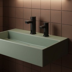 SMART DUO matte black touch-free water tap and soap dispenser SMART DUO matte black touch-free water tap and soap dispenser