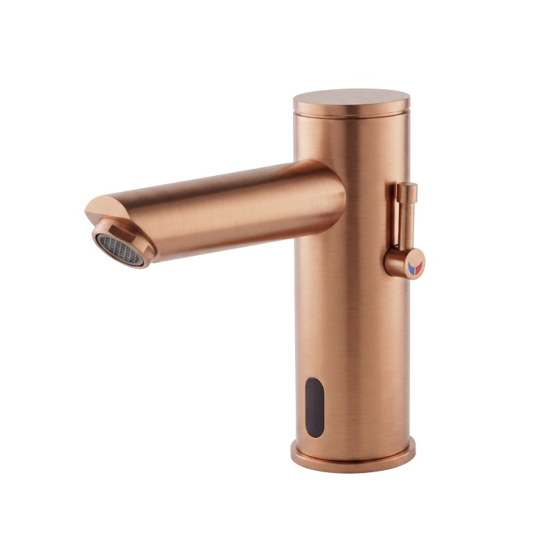 Sensor mixer tap SMART with long spout, on-trend copper PVD finish