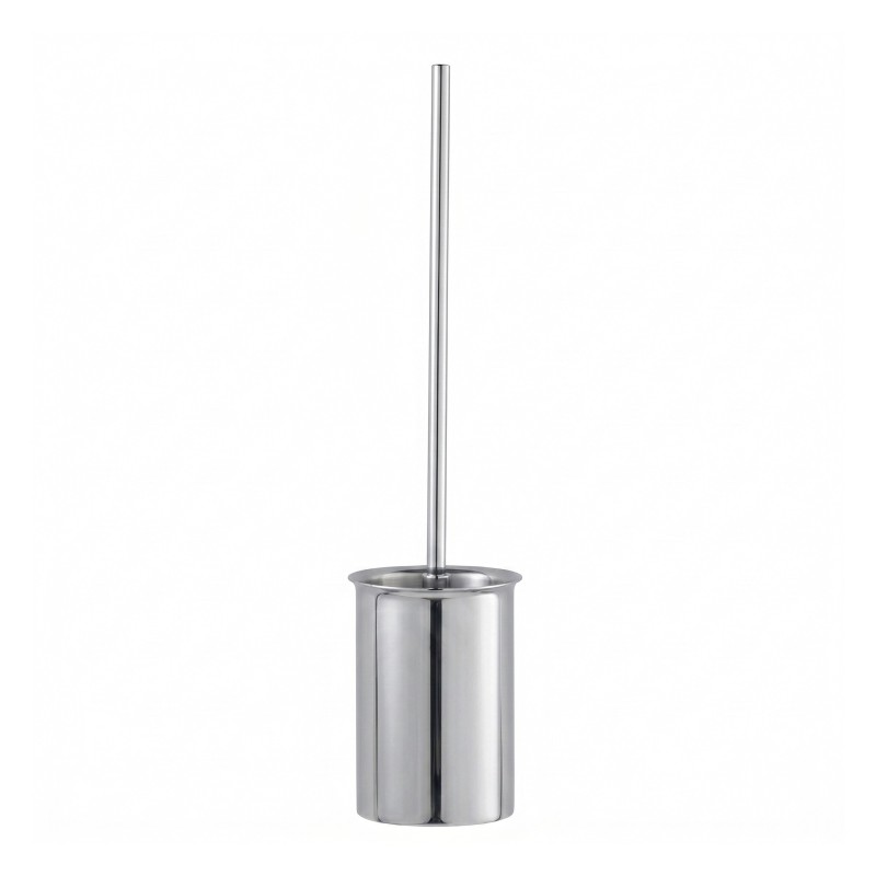 Porte-brosse WC antivandalisme inox brillant