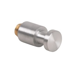 Percha de pared inox diseño minimalista fijación invisible
