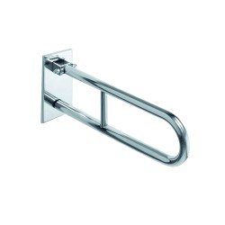Fold-up stainless steel grab bar with concealed fixings – SUPRATECH