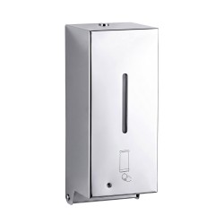 Wall-mounted stainless steel hands-free foam soap dispenser Wall-mounted stainless steel hands-free foam soap dispenser