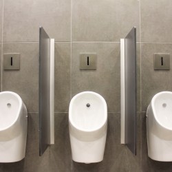 Automatic infrared urinal flush valve I-CARO, stainless steel, recessed design