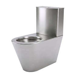 ULTIMA stainless steel floor-standing toilet pack with bowl and stainless steel cistern ULTIMA stainless steel floor-standing toilet pack with bowl and stainless steel cistern