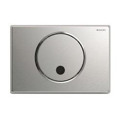 Placa de descarga automática GEBERIT SIGMA 10 acero inox con detección infrarroja