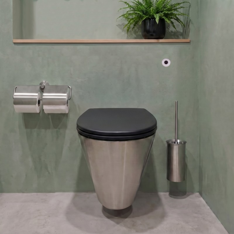 Réservoir WC suspendu ou au sol à commande déportée sans contact Réservoir WC suspendu ou au sol à commande déportée sans contact
