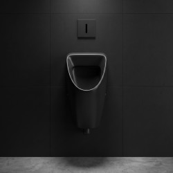 Touchless urinal flush plate Matt black I-CARO on carrier Frame Touchless urinal flush plate Matt black I-CARO on carrier Frame