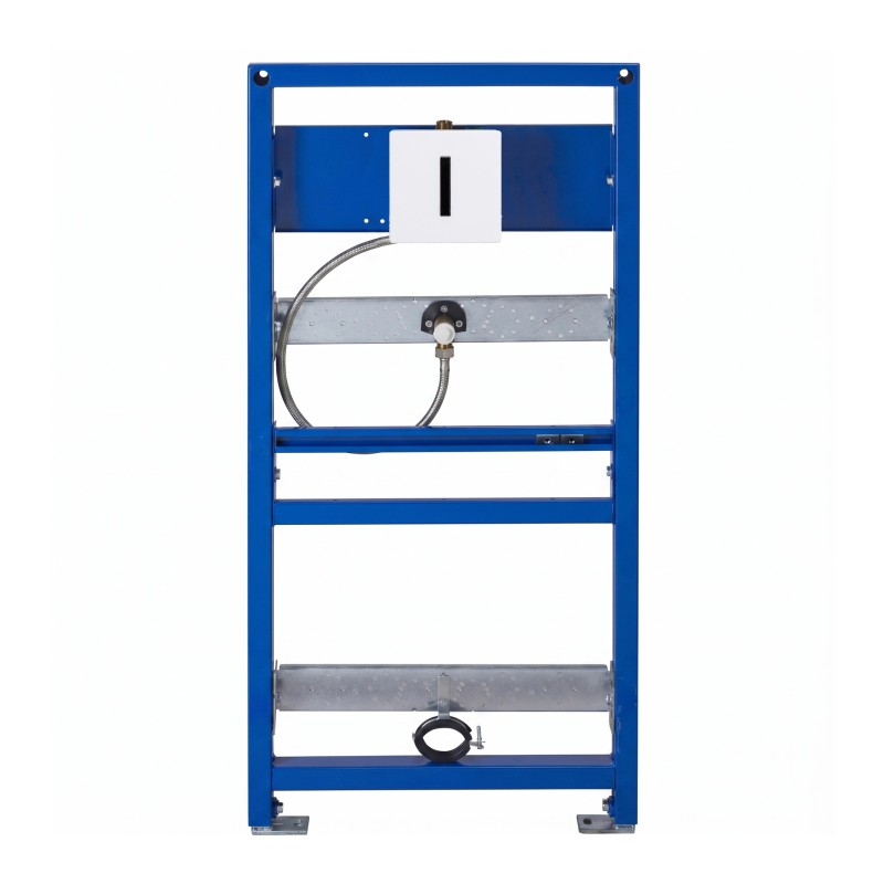 Bastidor de urinario Con grifo electrónico I-CARO y placa de accionamiento Blanco mate Bastidor de urinario Con grifo electrónico I-CARO y placa de accionamiento Blanco mate