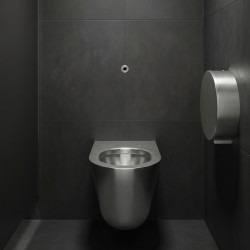 WC suspendu inox antivandalisme pour sanitaires publics haut de gamme WC suspendu inox antivandalisme pour sanitaires publics haut de gamme