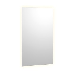 LED Backlit Reversible Wall Mirror for Collective Sanitary Facilities LED Backlit Reversible Wall Mirror for Collective Sanitary Facilities
