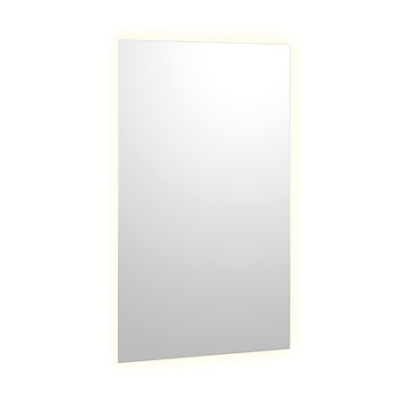 LED Backlit Reversible Wall Mirror for Collective Sanitary Facilities