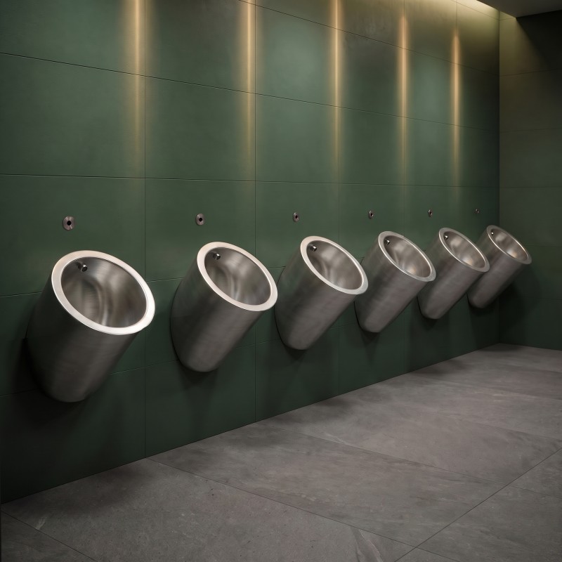 Detector antisabotaje para urinarios de colectividades con descarga automática