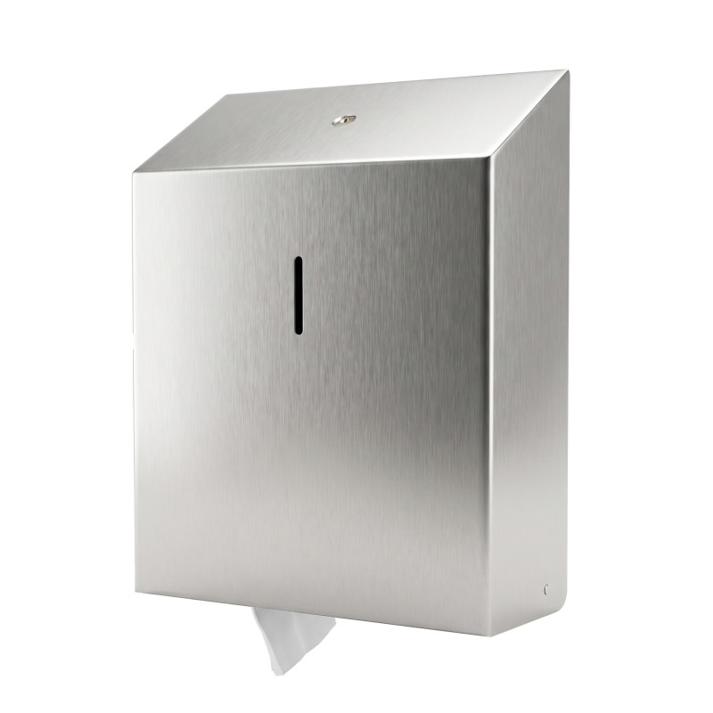 Distributeur inox de papier WC NEXT anti-vandalisme pour usage intensif Distributeur inox de papier WC NEXT anti-vandalisme pour usage intensif