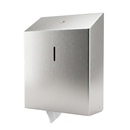 Distributeur inox de papier WC NEXT anti-vandalisme pour usage intensif