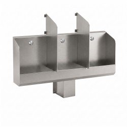 Tabique de urinario inox para intimidad
