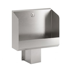 Urinario mural inox grande con descarga automática invisible Urinario mural inox grande con descarga automática invisible