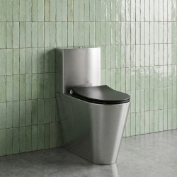 Elevated Toilet Pack ULTIMA avec bowl and stainless steel tank for accessibility