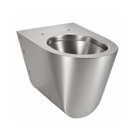 Cuvette WC suspendue ULTIMA en inox brossé design