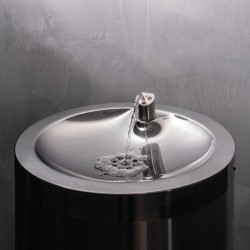 Stainless steel contactless bubbler tap with infrared detection Stainless steel contactless bubbler tap with infrared detection