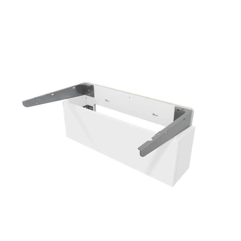 Support lavabo avec jupe cache-siphon 900 mm Support lavabo avec jupe cache-siphon 900 mm