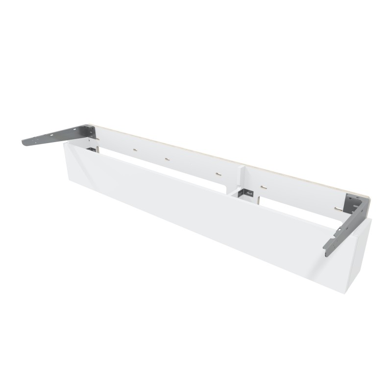 Support lavabo avec jupe cache-siphon 1800 mm Support lavabo avec jupe cache-siphon 1800 mm