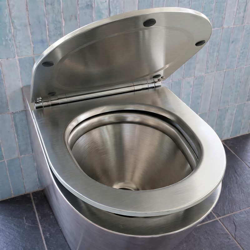 Abattant WC inox frein de chute Soft Close Abattant WC inox frein de chute Soft Close