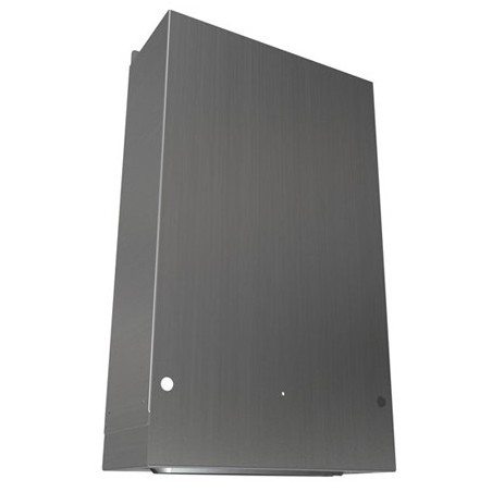 Distributeur essuie-mains inox encastrable vertical remplissage par le bas