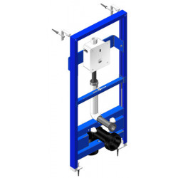 Wall support frame with integrated electric flush VENUS XS