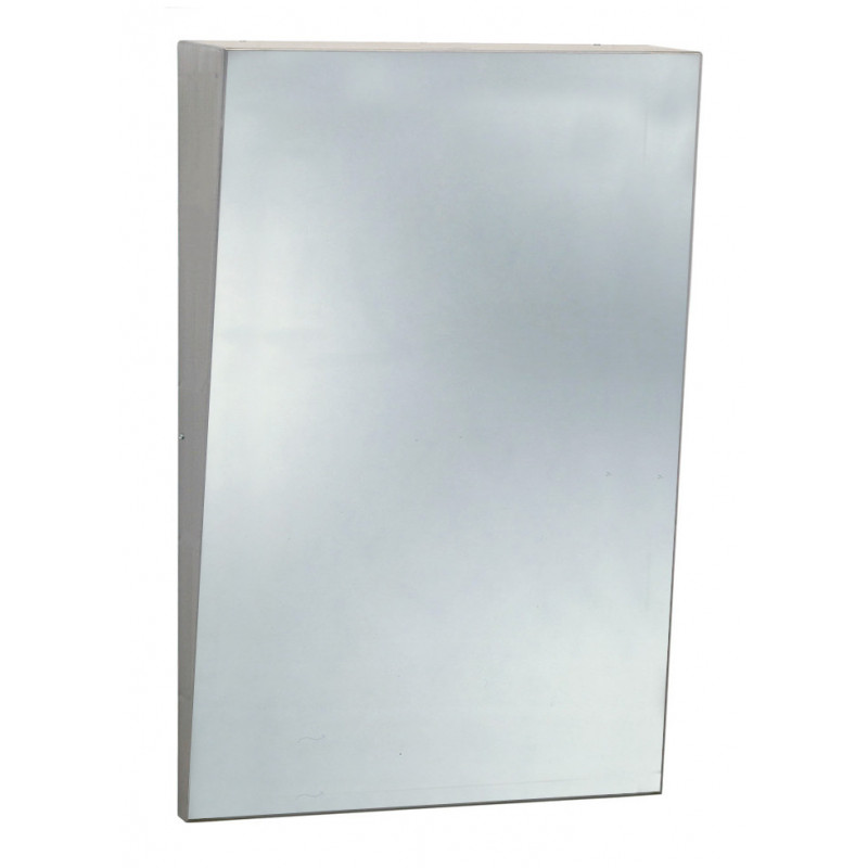 Photo Miroir PMR incliné inox antivandalisme ESP-010