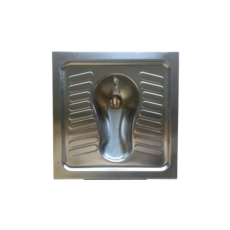 Turkish toilet squat pan in stainless steel IN-291 Photo Turkish toilet squat pan in stainless steel IN-291