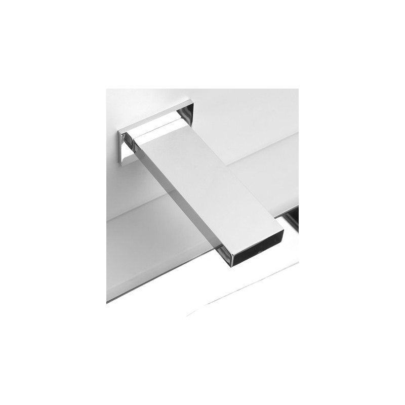 Photo Robinet automatique lave-mains mural électrique CUBICA design rectangle RES-80