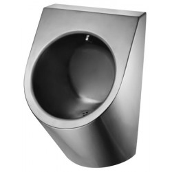 urinal without water in stainless steel
