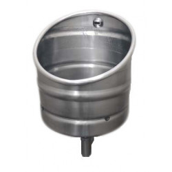 Miniature-1 Urinario de diseño barril de cerveza KEG de acero inoxidable con descarga automática UR-30-EB