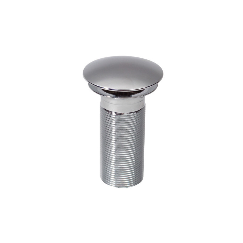 Photo Free-flow mushroom fixed dome drain plug W3206