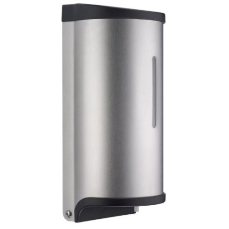 Wall-mounted stainless steel soap dispenser with automatic detection