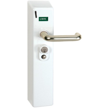 Cerradura con monedas para el control de acceso a los aseos, duchas, etc.