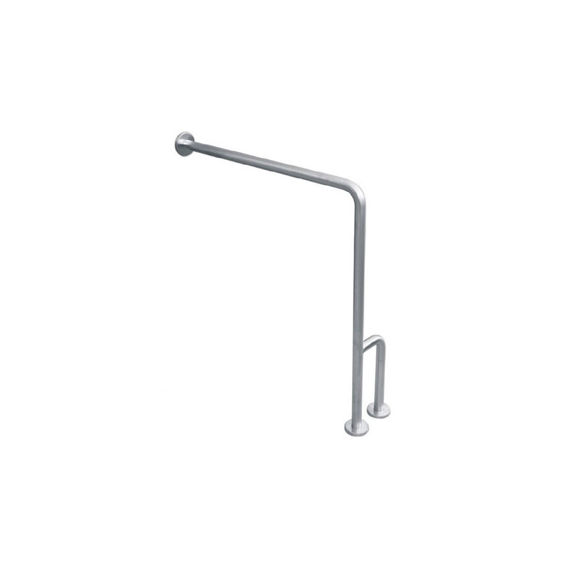 Photo Barra de agarre de acero inoxidable para montaje en el suelo y en la pared IB-07-S