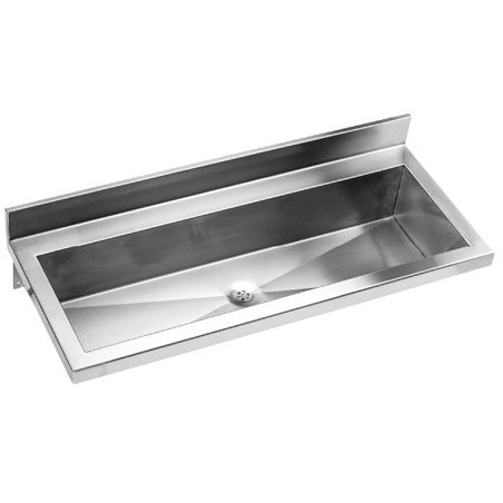 Lavabo inox collectif mural antivandalisme