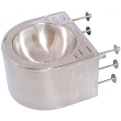Wash basin stainless steel wall mounted vandal proof