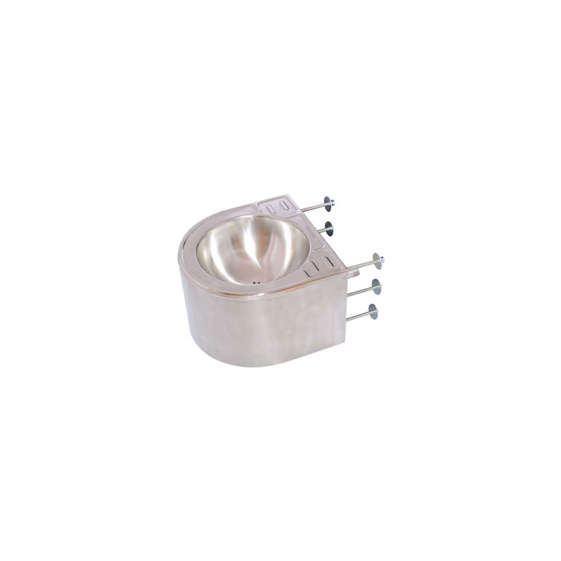 Photo Wash basin stainless steel wall mounted vandal proof IN-165