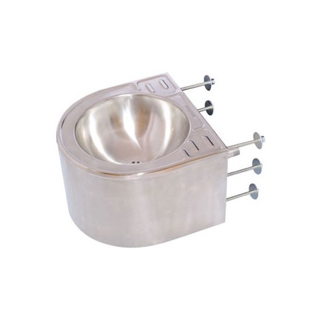 Lavabo inox mural antivandalisme