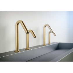 Miniature-2 Deck mounted electronic faucet ONE matt gold finish RES-51