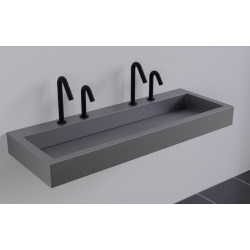 Miniature-5 Electronic faucet matt black ONE with matching soap dispenser RES-51