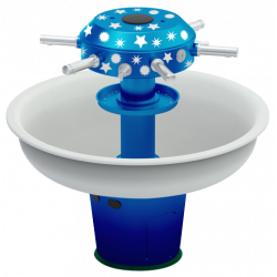 Miniature-2 Lavabo de jardín de infancia sobre soporte con opción de decoración LC-06-EM