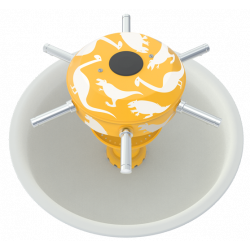 Miniature-3 Lavabo de fuente circular con grifos de empuje para niños LC-06-EM