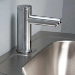 Miniature-3 Faucet SMART with infrared detection, brushed finish, extended spout RES-15