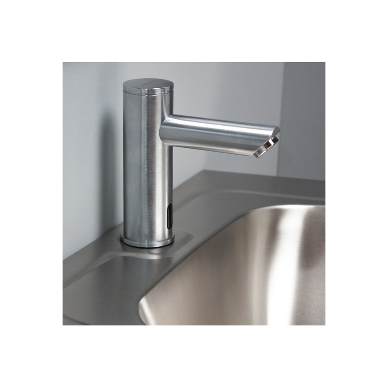 Faucet SMART with infrared detection, brushed finish, extended spout