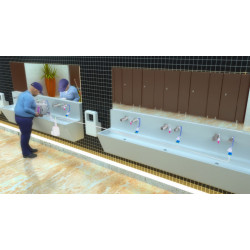 Miniature-1 Dispensadores de jabón automáticos de pared con cisterna centralizada RES-790